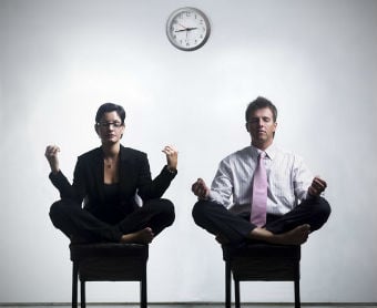 Office yoga increases employee wellbeing