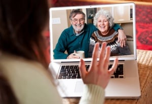 grandparents on skype