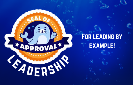 Leadership - For leading by example!