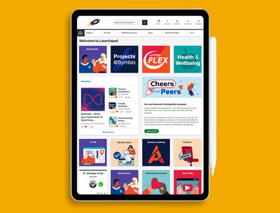 Symbio mockup