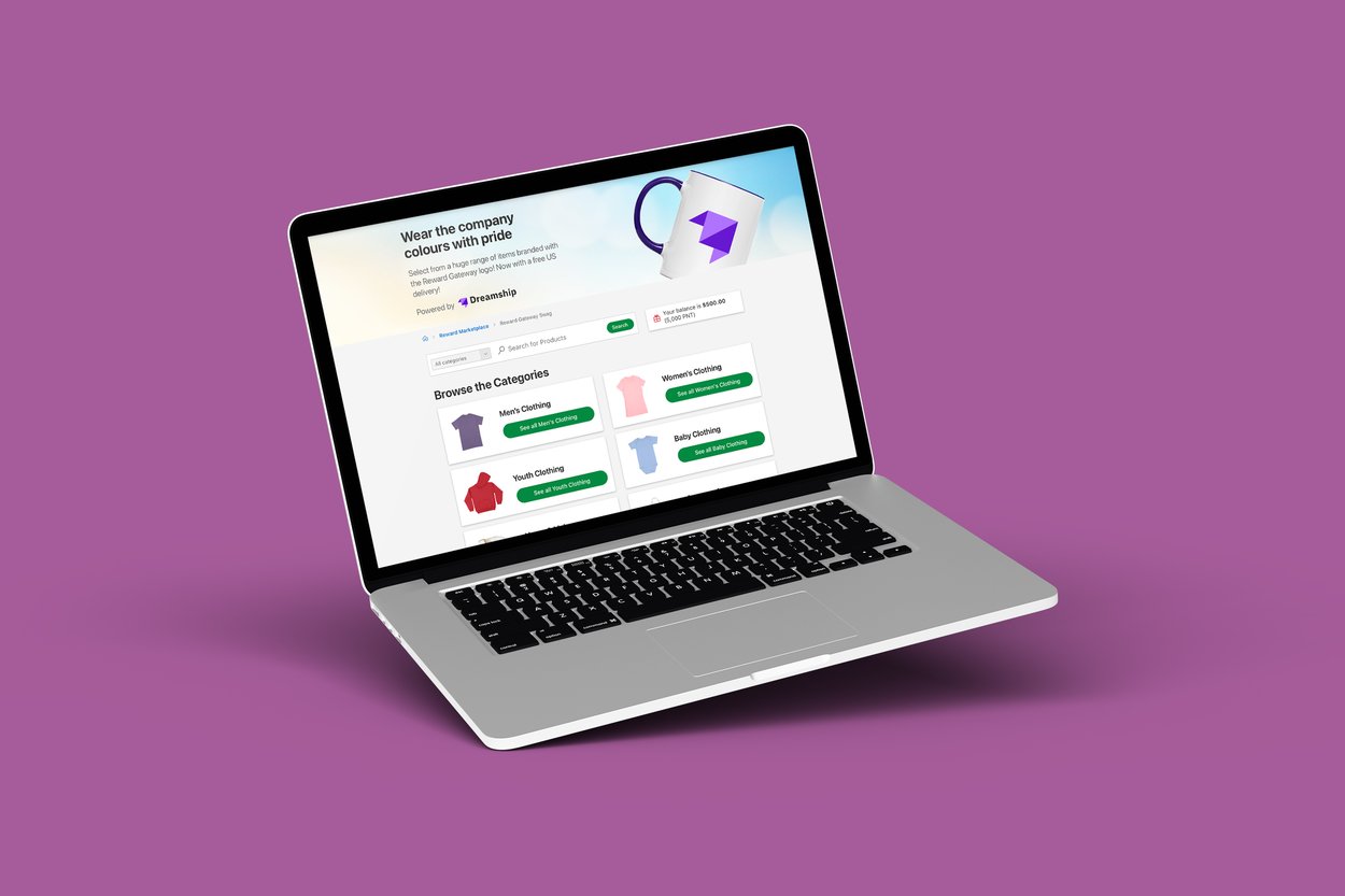 Company Swag Reward Gateway