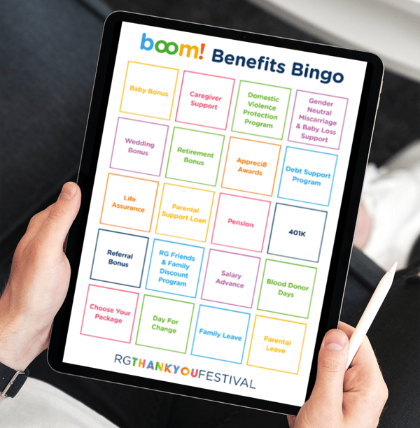 boom benefits bingo mockup
