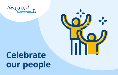 Copart UK's "Celebrate our people" eCard