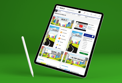 Story House Early Learning Platform mockup