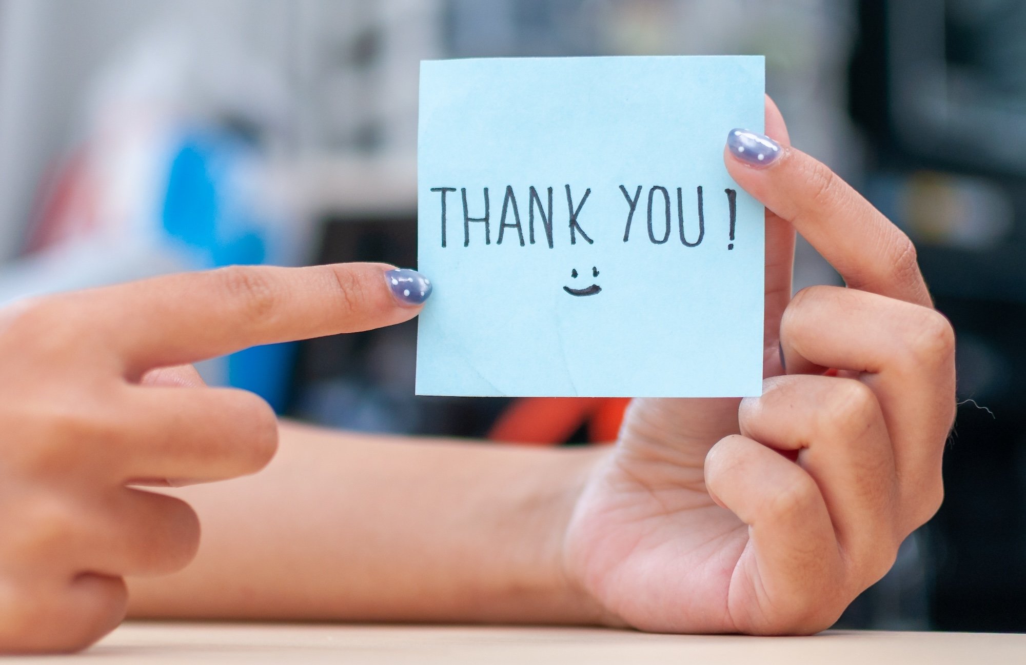Showing gratitude at work