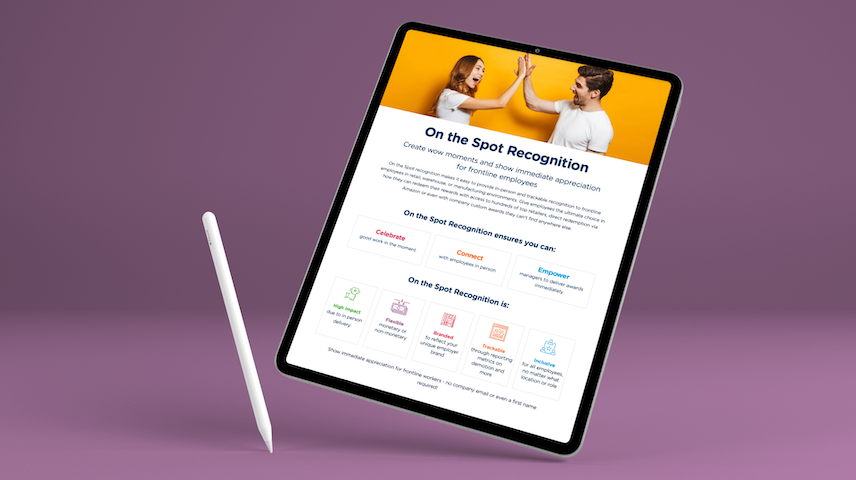 On the Spot Recognition