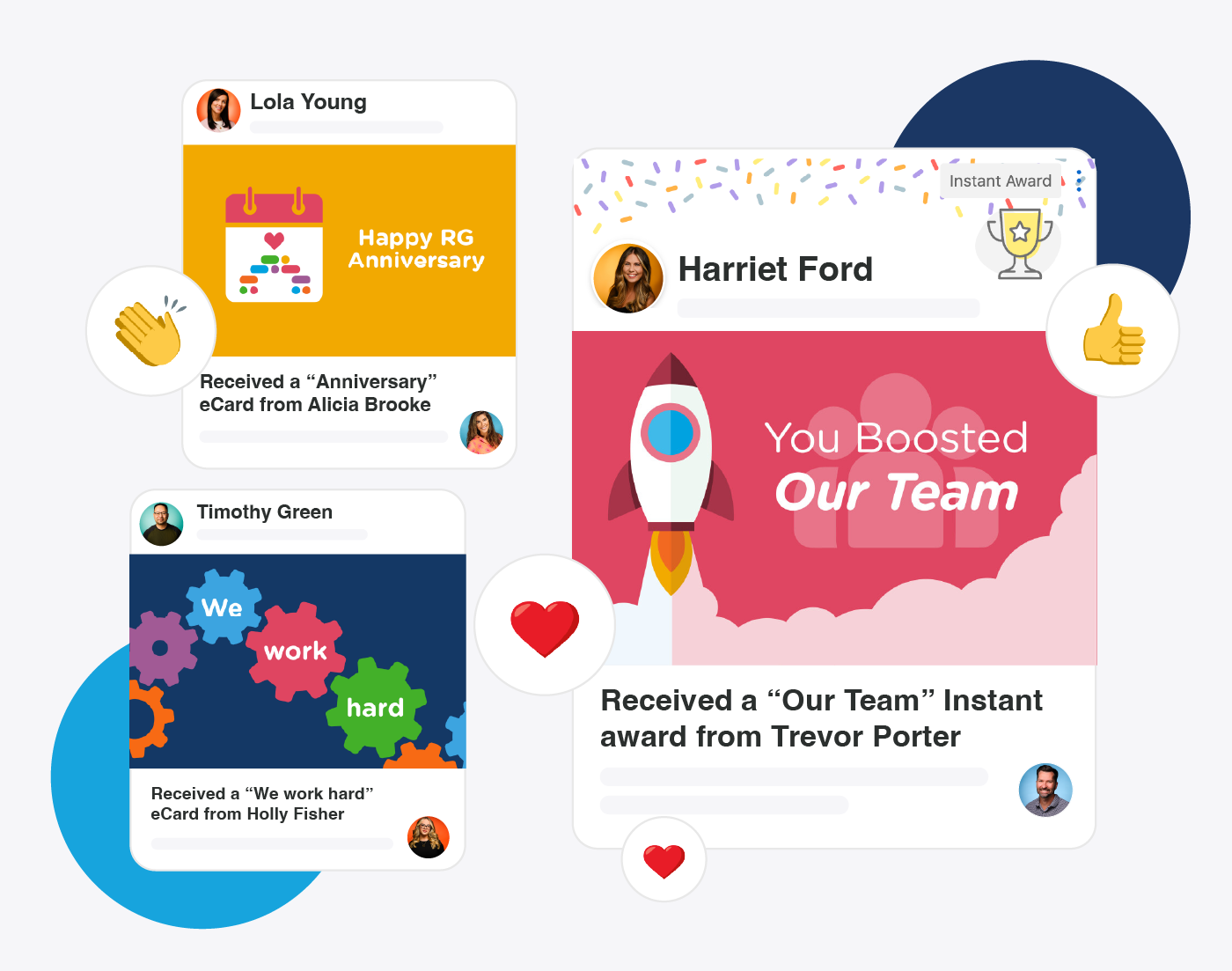 Recognise employees with eCards