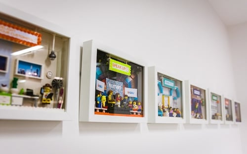 Reward Gateway Values Wall - Lego