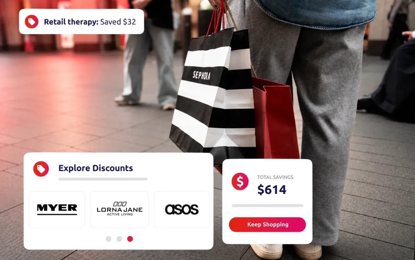 Savings on retail