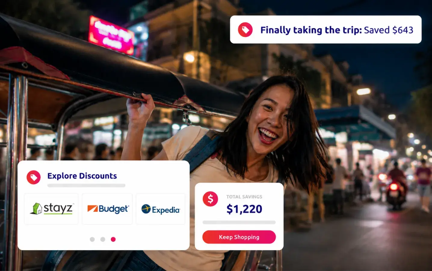 Savings on travel